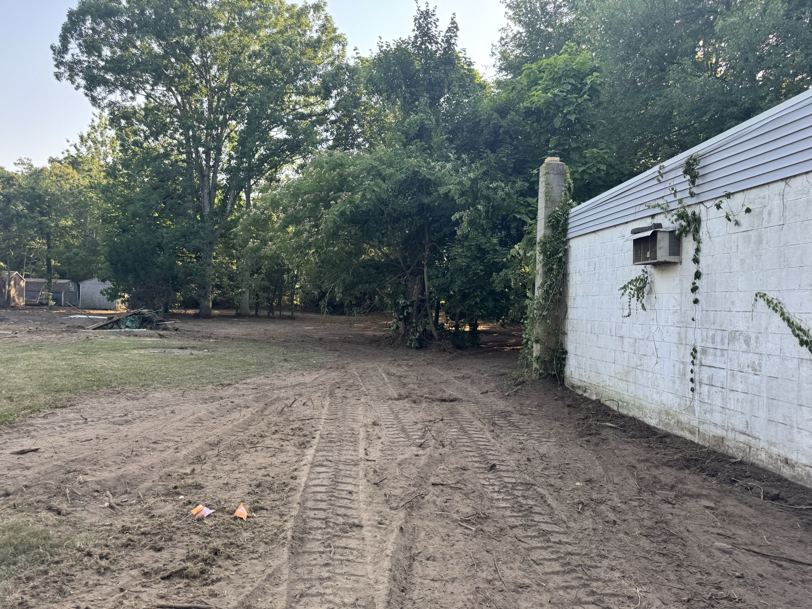 After: lot cleared and graded